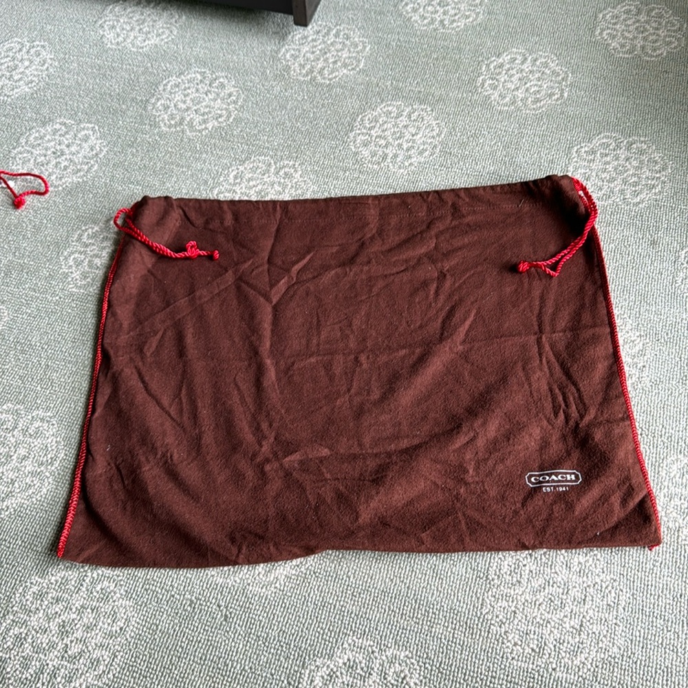Coach dust bag